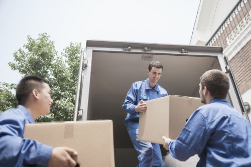 Packing belongings for student storage in Marksgate