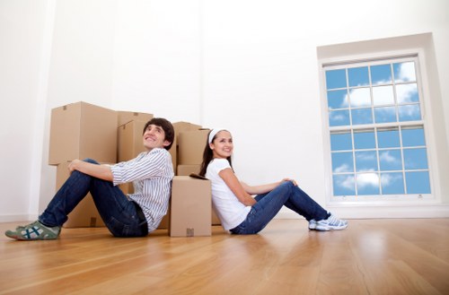 Portable storage unit used for home moves in Marksgate