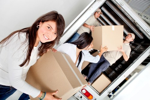 Household items placed in short-term storage in Marksgate